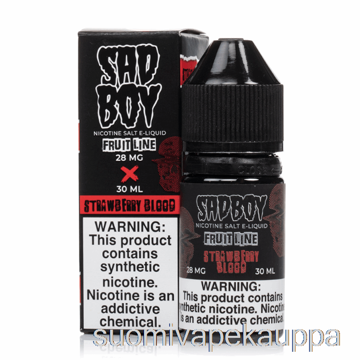 Vape Box Mansikkaveri - Sadboy Suolat - 30ml 28mg